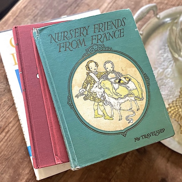 Rare First Edition 1925 Nursery Friends France hardcover coffee table children’s - Picture 3 of 10